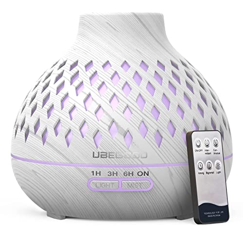 UBEGOOD Aroma Diffuser, 400ml Diffuser Luftbefeuchter, Aroma Essential Oil Diffuserr mit 7 Farben LED Duftöl Diffusers Ätherische Öle Luftbefeuchter Ultraschall für Zuhause, Büro, SPA, Yoga(Weiß) UBEGOOD Aroma Diffuser, 400ml Diffuser Luftbefeuchter, Aroma Essential Oil Diffuserr mit 7 Farben LED Duftöl Diffusers Ätherische Öle Luftbefeuchter Ultraschall für Zuhause, Büro, SPA, Yoga(Weiß) von UBEGOOD