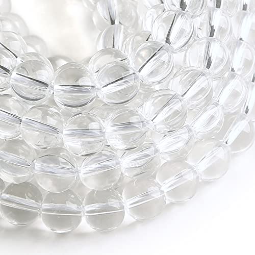 120 Stück 6 mm klare Quarzkristalle Edelsteinperlen zur Schmuckherstellung mit Kristall-Stretchschnur Abstandshalter 120 Stück 6 mm klare Quarzkristalle Edelsteinperlen zur Schmuckherstellung mit Kristall-Stretchschnur Abstandshalter von UBJSFASASND