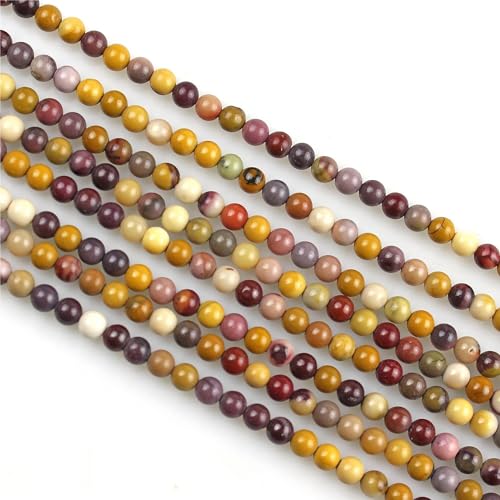 225 Stück natürliche kleine Steinperlen, 3 mm, Mondkait-Jaspis, rund, glatt, lose Edelsteinperlen für Schmuckherstellung, Armbänder, Ohrringe, Halsketten, Zubehör 225 Stück natürliche kleine Steinperlen, 3 mm, Mondkait-Jaspis, rund, glatt, lose Edelsteinperlen für Schmuckherstellung, Armbänder, Ohrringe, Halsketten, Zubehör von UBJSFASASND