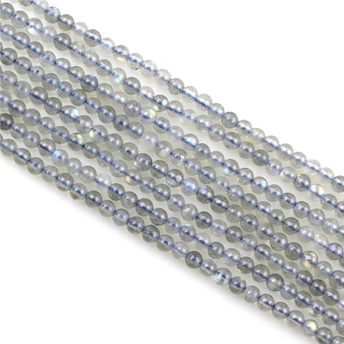 320 Stück natürliche kleine Steinperlen, 2 mm, Labradorit, rund, glatt, lose Edelsteinperlen für Schmuckherstellung, Armbänder, Ohrringe, Halsketten, Zubehör 320 Stück natürliche kleine Steinperlen, 2 mm, Labradorit, rund, glatt, lose Edelsteinperlen für Schmuckherstellung, Armbänder, Ohrringe, Halsketten, Zubehör von UBJSFASASND