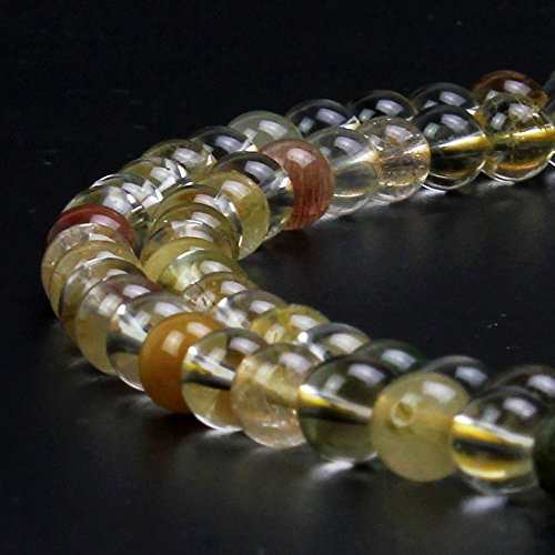 8 mm große, natürliche, mehrfarbige Quarz-Edelsteine, runde lose Perlen für die Schmuckherstellung 8 mm große, natürliche, mehrfarbige Quarz-Edelsteine, runde lose Perlen für die Schmuckherstellung von UBJSFASASND