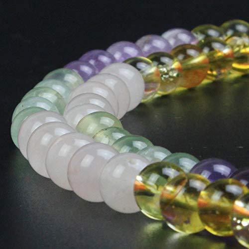8 mm natürlicher Prehnit und Citrin sowie Amethyst und Rosenquarz, runde lose Perlen für die Schmuckherstellung 8 mm natürlicher Prehnit und Citrin sowie Amethyst und Rosenquarz, runde lose Perlen für die Schmuckherstellung von UBJSFASASND