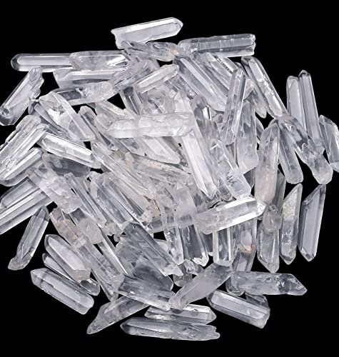 Klarer Quarzkristall, Punkte, Großpackung, Heilkristallsteine, unregelmäßige Form, Rohquarz-Punkte, Kristallstab für Schmuckherstellung, Polieren, Reiki, Energiebilanz, 1 - 3 cm, 0,1 kg Klarer Quarzkristall, Punkte, Großpackung, Heilkristallsteine, unregelmäßige Form, Rohquarz-Punkte, Kristallstab für Schmuckherstellung, Polieren, Reiki, Energiebilanz, 1 - 3 cm, 0,1 kg von UBJSFASASND