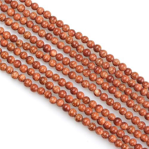 Kleine Steinperlen, 3 mm, goldener Sandstein, rund, glatt, lose Edelsteinperlen für Schmuckherstellung, Armbänder, Ohrringe, Halsketten, Zubehör, 225 Stück Kleine Steinperlen, 3 mm, goldener Sandstein, rund, glatt, lose Edelsteinperlen für Schmuckherstellung, Armbänder, Ohrringe, Halsketten, Zubehör, 225 Stück von UBJSFASASND