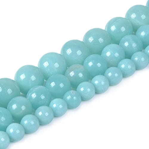 Natürlicher AA-blauer Amazonit, 10 mm, rund, lose Perlen, Strang für DIY-Armbänder, Halsketten, Schmuckherstellung Natürlicher AA-blauer Amazonit, 10 mm, rund, lose Perlen, Strang für DIY-Armbänder, Halsketten, Schmuckherstellung von UBJSFASASND