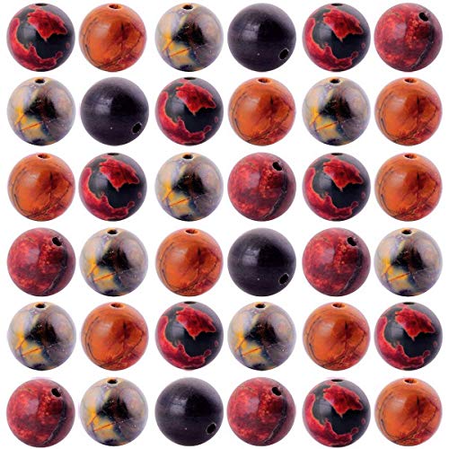 Natursteinperlen, 6 mm, Picasso-Jaspis, rund, echte Steinperlen, lose Edelsteinloch, 1 mm, DIY-Charm, glatte Perlen für Armbänder, Halsketten, Ohrringe, Schmuckherstellung, 100 Stück Natursteinperlen, 6 mm, Picasso-Jaspis, rund, echte Steinperlen, lose Edelsteinloch, 1 mm, DIY-Charm, glatte Perlen für Armbänder, Halsketten, Ohrringe, Schmuckherstellung, 100 Stück von UBJSFASASND