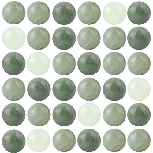 Natursteinperlen, 8 mm, grüner Grasachat, Taiwan, grüne Jade, runde Steinperlen, lose Edelsteinloch, 1 mm, glatte Perlen für Armbänder, Halsketten, Ohrringe, Schmuckherstellung, 100 Stück (grüner Natursteinperlen, 8 mm, grüner Grasachat, Taiwan, grüne Jade, runde Steinperlen, lose Edelsteinloch, 1 mm, glatte Perlen für Armbänder, Halsketten, Ohrringe, Schmuckherstellung, 100 Stück (grüner von UBJSFASASND