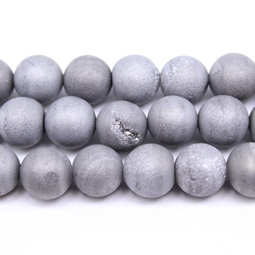 Rare Collection Natursteinperlen, orangefarbener Achat, rund, lose Perlen für Schmuckherstellung, DIY, Armband, Halskette (10 mm) von UBJSFASASND