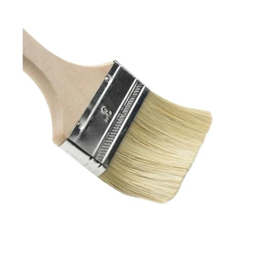10 stücke Pinsel Holzgriff Weiches Haar Malerei for Wand Und Möbel Werkzeug Set Für Wasserbasierte Farben(Size3) von UBOHUZ