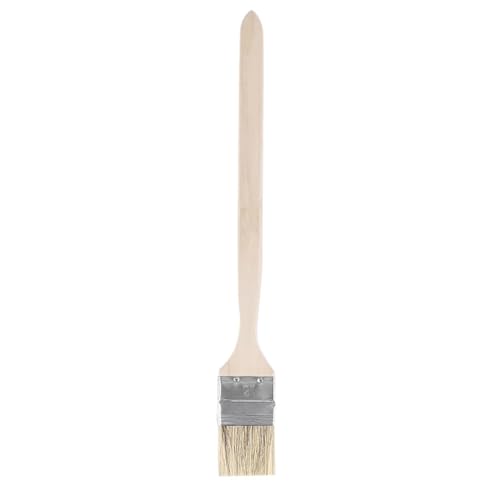4 stücke 2 Zoll Breite Holzgriff Metall Ferrule Faux Borsten Kopf Heizkörper Pinsel Für Wasserbasierte Farben von UBOHUZ