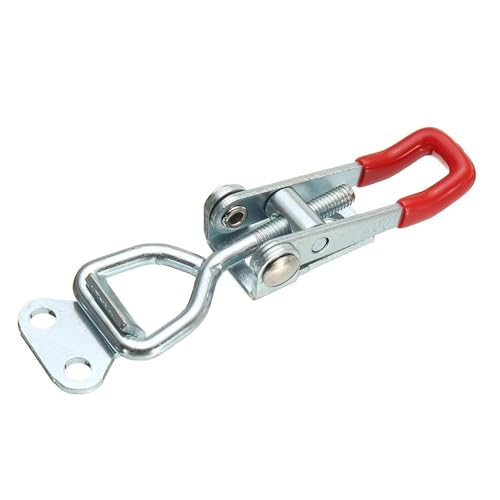 Kniehebelspanner 2/4/6 Stück verstellbarer Werkzeugkastenkoffer Metall-Knebelverschluss Schnellverschluss Klemme Anti-Rutsch Push Pull Toggle Clamp Werkzeuge Für Den Maschinenbetrieb, Zimmerei(Silver- Kniehebelspanner 2/4/6 Stück verstellbarer Werkzeugkastenkoffer Metall-Knebelverschluss Schnellverschluss Klemme Anti-Rutsch Push Pull Toggle Clamp Werkzeuge Für Den Maschinenbetrieb, Zimmerei(Silver- von UBOHUZ