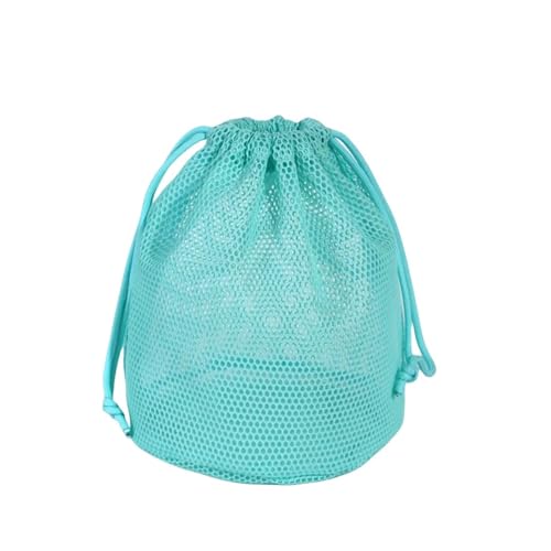 UBOHUZ 3-teilige tragbare Aufbewahrungstasche aus Netzstoff for Aufhängen, Trockenbadetasche, Reise-Kulturtasche aus Polyesterfaser, Aufbewahrungstasche for Haushaltswaren Für Studentenwohnheim(Blue) von UBOHUZ