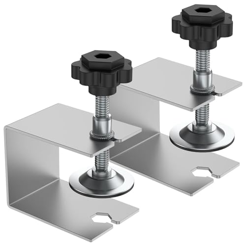 UBOHUZ C-Zwingen 4Pcs Schublade Front Installation Klammern Stahl Befestigung Clips Schnelle Jig Schrank Werkzeug Rechtwinklig Befestigung Klammern Für Holzarbeiten(Black) von UBOHUZ