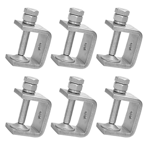 UBOHUZ C-Zwingen 6 Pcs 1 Zoll Edelstahl Kleine C-Klemme for Holzbearbeitung Clamp Heavy Duty Metall U-Klemmen Mini Schreibtisch Tiger-Clamp Für Holzarbeiten UBOHUZ C-Zwingen 6 Pcs 1 Zoll Edelstahl Kleine C-Klemme for Holzbearbeitung Clamp Heavy Duty Metall U-Klemmen Mini Schreibtisch Tiger-Clamp Für Holzarbeiten von UBOHUZ