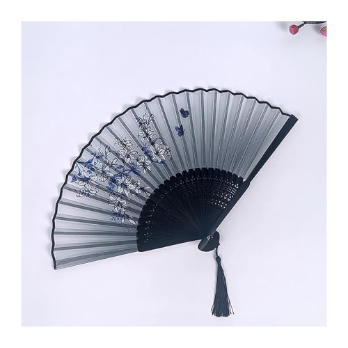 UBOHUZ Faltfächer Mit Quasten 1PC Retro Folding Fan Mit Quasten Klassische Hand Fans Dekoriert Handwerk for Dance Party Für Geburttag, Party(Color 18) von UBOHUZ