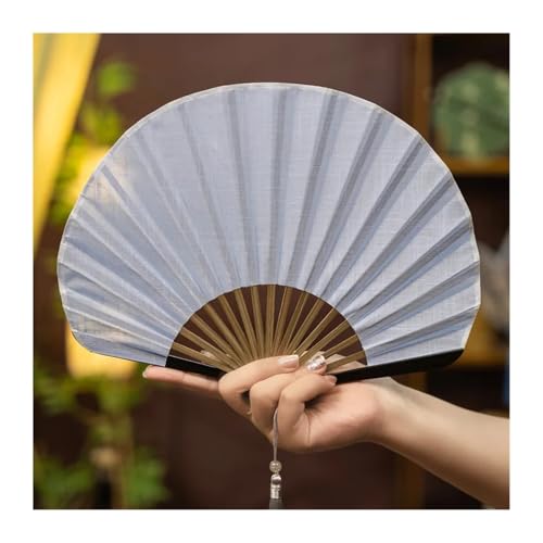 UBOHUZ Faltfächer Mit Quasten 2 Stück Faltbarer Handfächer, sanfter, einfarbiger Handfächer, kreativer Retro-Mini-Muschelfächer aus Baumwoll-Leinen-Stoff for Damen Für Geburttag, Party(Color 05) UBOHUZ Faltfächer Mit Quasten 2 Stück Faltbarer Handfächer, sanfter, einfarbiger Handfächer, kreativer Retro-Mini-Muschelfächer aus Baumwoll-Leinen-Stoff for Damen Für Geburttag, Party(Color 05) von UBOHUZ