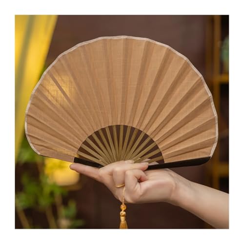 UBOHUZ Faltfächer Mit Quasten 2 Stück Faltbarer Handfächer, sanfter, einfarbiger Handfächer, kreativer Retro-Mini-Muschelfächer aus Baumwoll-Leinen-Stoff for Damen Für Geburttag, Party(Color 04) UBOHUZ Faltfächer Mit Quasten 2 Stück Faltbarer Handfächer, sanfter, einfarbiger Handfächer, kreativer Retro-Mini-Muschelfächer aus Baumwoll-Leinen-Stoff for Damen Für Geburttag, Party(Color 04) von UBOHUZ