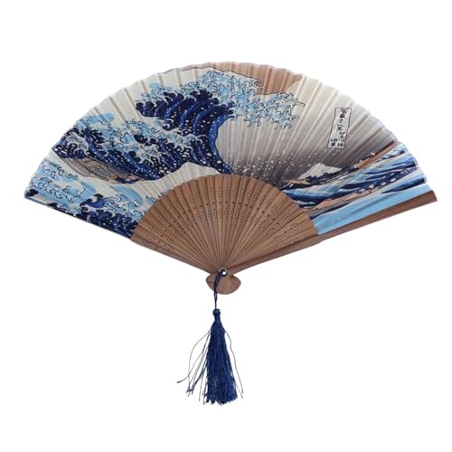 UBOHUZ Faltfächer Mit Quasten 2 Stück Vinatge Wave Fan Tragbarer Faltfächer Taschenventilator for Hochzeitsfeier Dekoration Tanzaufführungen Für Geburttag, Party UBOHUZ Faltfächer Mit Quasten 2 Stück Vinatge Wave Fan Tragbarer Faltfächer Taschenventilator for Hochzeitsfeier Dekoration Tanzaufführungen Für Geburttag, Party von UBOHUZ