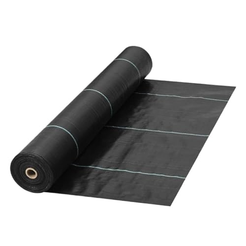 UBOHUZ Gartenbodengewebe Strapazierfähiges Unkrautvlies for den Garten, 158 g, 1,22 m x 30 m, Unkrautvlies zur Unkrautbekämpfung, Landschaftsgewebe, gewebtes Geotextil Für Terrassen, Garten UBOHUZ Gartenbodengewebe Strapazierfähiges Unkrautvlies for den Garten, 158 g, 1,22 m x 30 m, Unkrautvlies zur Unkrautbekämpfung, Landschaftsgewebe, gewebtes Geotextil Für Terrassen, Garten von UBOHUZ