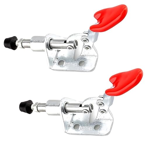 UBOHUZ Kniehebelspanner 4 STÜCKE Schnellspanner 45 KG 99Lbs Spannkraft Push-Pull-Klemmen 16mm Kolbenhub Vertikale Art Für Den Maschinenbetrieb, Zimmerei UBOHUZ Kniehebelspanner 4 STÜCKE Schnellspanner 45 KG 99Lbs Spannkraft Push-Pull-Klemmen 16mm Kolbenhub Vertikale Art Für Den Maschinenbetrieb, Zimmerei von UBOHUZ