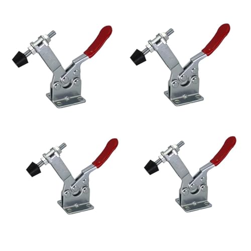 UBOHUZ Kniehebelspanner 4PCS Schnellspanner Knebelklemme Horizontale Klemmen Hand Heavy Duty Hand Clip Befestigungsklemmen Holzbearbeitungswerkzeuge Für Den Maschinenbetrieb, Zimmerei UBOHUZ Kniehebelspanner 4PCS Schnellspanner Knebelklemme Horizontale Klemmen Hand Heavy Duty Hand Clip Befestigungsklemmen Holzbearbeitungswerkzeuge Für Den Maschinenbetrieb, Zimmerei von UBOHUZ