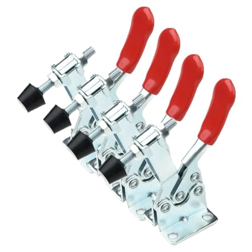 UBOHUZ Kniehebelspanner 6 STÜCKE Toggle Clamp 90 kg Schnellspanner Horizontale Klemmen Verriegelungshebel Verschluss Handwerkzeug Holzbearbeitung Clip Werkzeug Für Den Maschinenbetrieb, Zimmerei UBOHUZ Kniehebelspanner 6 STÜCKE Toggle Clamp 90 kg Schnellspanner Horizontale Klemmen Verriegelungshebel Verschluss Handwerkzeug Holzbearbeitung Clip Werkzeug Für Den Maschinenbetrieb, Zimmerei von UBOHUZ