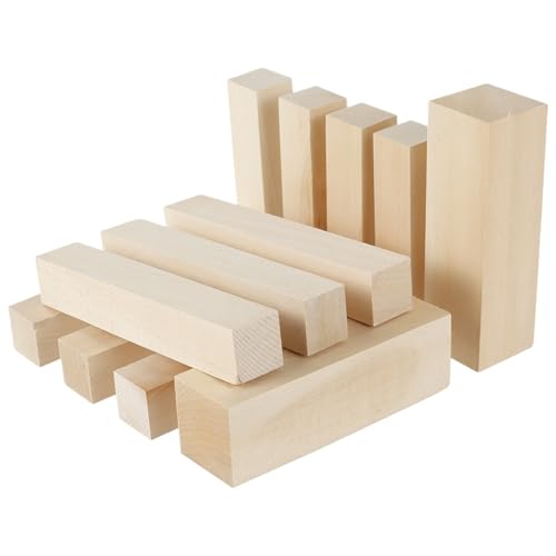 UBOHUZ Linde Schnitzblock 12Pcs Lindenholz Carving Block Natürliche Weiche Holz Carving Block Tragbare Unfinished Holz Block Für Holzschnitzerei UBOHUZ Linde Schnitzblock 12Pcs Lindenholz Carving Block Natürliche Weiche Holz Carving Block Tragbare Unfinished Holz Block Für Holzschnitzerei von UBOHUZ