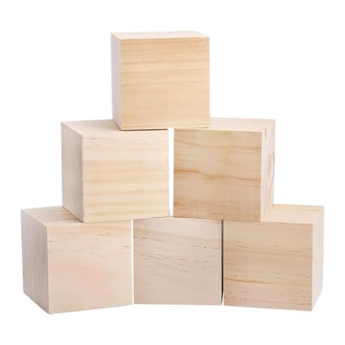 UBOHUZ Linde Schnitzblock 15 Stück 5 cm Leere Holzwürfel, unbehandeltes Naturholz, quadratisch, for DIY-Projekt, Basteln, Heimdekoration Für Holzschnitzerei UBOHUZ Linde Schnitzblock 15 Stück 5 cm Leere Holzwürfel, unbehandeltes Naturholz, quadratisch, for DIY-Projekt, Basteln, Heimdekoration Für Holzschnitzerei von UBOHUZ