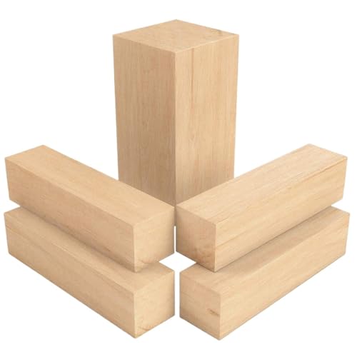 UBOHUZ Linde Schnitzblock 5Pcs Linde Carving Block Natürliche Holz Carving Block Tragbare Unfinished Holz Block Carving Whittling Für Holzschnitzerei UBOHUZ Linde Schnitzblock 5Pcs Linde Carving Block Natürliche Holz Carving Block Tragbare Unfinished Holz Block Carving Whittling Für Holzschnitzerei von UBOHUZ