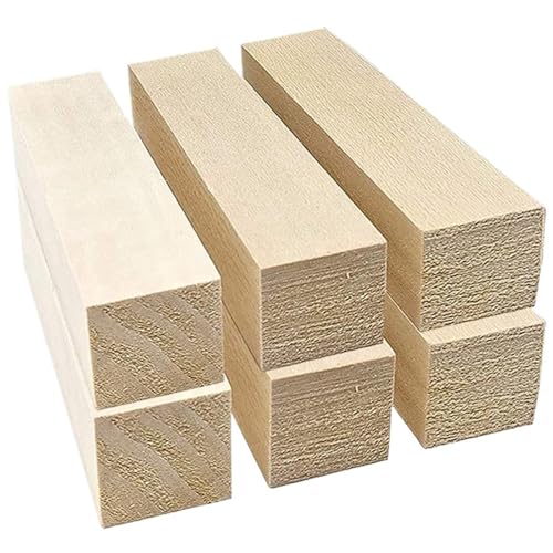 UBOHUZ Linde Schnitzblock 6Pcs Linde Carving Blöcke for Holz Anfänger Carving Hobby Kit DIY Carving Holz Für Holzschnitzerei UBOHUZ Linde Schnitzblock 6Pcs Linde Carving Blöcke for Holz Anfänger Carving Hobby Kit DIY Carving Holz Für Holzschnitzerei von UBOHUZ