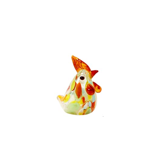 UBRESVILA Glasornamente, kreative Küken, Hahn, Glasperlen, bunte Tiere, Schreibtisch-Ornamente, große kleine Hühner, Statue, Miniaturen, Wohnzimmer, Heimdekoration, Kristallornamente UBRESVILA Glasornamente, kreative Küken, Hahn, Glasperlen, bunte Tiere, Schreibtisch-Ornamente, große kleine Hühner, Statue, Miniaturen, Wohnzimmer, Heimdekoration, Kristallornamente von UBRESVILA