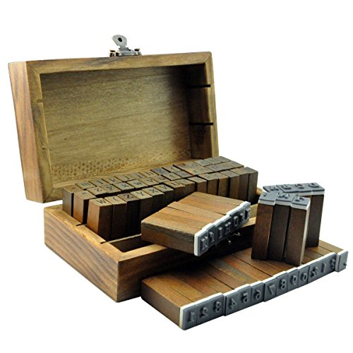 UCEC Buchstaben-Stempel im Vintage-Stil, Holz, 70 Gummi-Buchstaben und Symbol-Stempel-Set für Basteln, Karten, Kalendergestaltung, Scrapbooking UCEC Buchstaben-Stempel im Vintage-Stil, Holz, 70 Gummi-Buchstaben und Symbol-Stempel-Set für Basteln, Karten, Kalendergestaltung, Scrapbooking von UCEC
