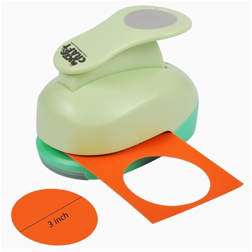 UCEC Paper Punch, 3 Inch Circle Punch Large Hole Punch Paper Circles Craft Punch Handmade Paper Punch for Crafting Scrapbooking Cards Arts Fun Projects UCEC Paper Punch, 3 Inch Circle Punch Large Hole Punch Paper Circles Craft Punch Handmade Paper Punch for Crafting Scrapbooking Cards Arts Fun Projects von UCEC