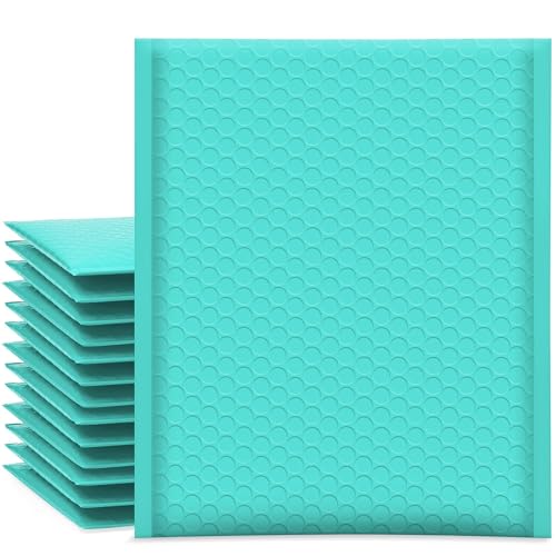 UCGOU Luftpolster-Versandtaschen, 21,6 x 30,5 cm, Blaugrün, 25 Stück, nutzbare Größe 21,6 x 27,9 cm, Nr. 2, mittelgroß, blickdicht, selbstklebend, wasserdicht, Boutique-Versandtaschen für Kleidung, UCGOU Luftpolster-Versandtaschen, 21,6 x 30,5 cm, Blaugrün, 25 Stück, nutzbare Größe 21,6 x 27,9 cm, Nr. 2, mittelgroß, blickdicht, selbstklebend, wasserdicht, Boutique-Versandtaschen für Kleidung, von UCGOU