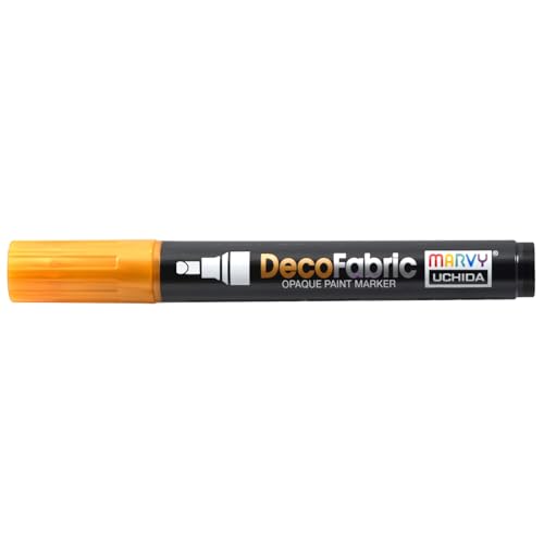 UCHIDA Decofabric Marker, 223-S, Gold, geruchlos, lichtecht von UCHIDA