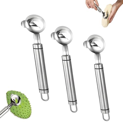UCK-KIT Cactus Peeler Löffel, Edelstahl Cactus Thorn Remover, Cactus Peeler -Werkzeug Mit Langem Griff, Multifunktionales Kaktus -Peeling -Messer -Werkzeug, Manueller Nudelschneider,3pcs UCK-KIT Cactus Peeler Löffel, Edelstahl Cactus Thorn Remover, Cactus Peeler -Werkzeug Mit Langem Griff, Multifunktionales Kaktus -Peeling -Messer -Werkzeug, Manueller Nudelschneider,3pcs von UCK-KIT