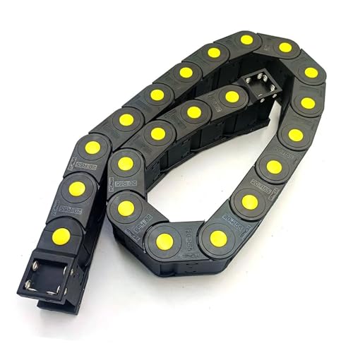 1 Meter 20 Serie Drahtträger Kabelkanal Drag X Halter Kette Geschlossener Typ Beidseitig offen Übertragungsteile(R100,20x38 mm) von UDAMX