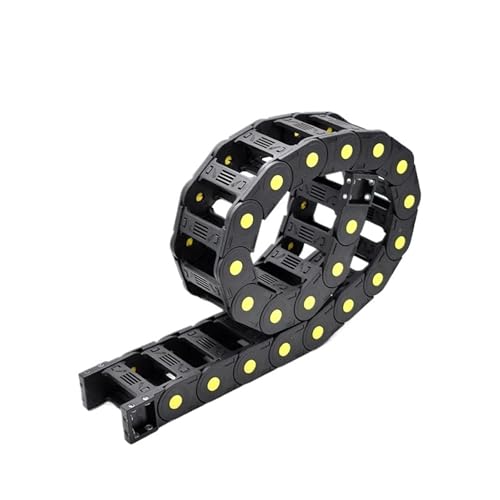 1 Meter Kabelkettenbrücke Typ beidseitige Öffnung 20x50 20x77 25x38 25x60 25x75 25x100 mm Kunststoff-Schleppleine Übertragung(100mm,25x38mm) von UDAMX