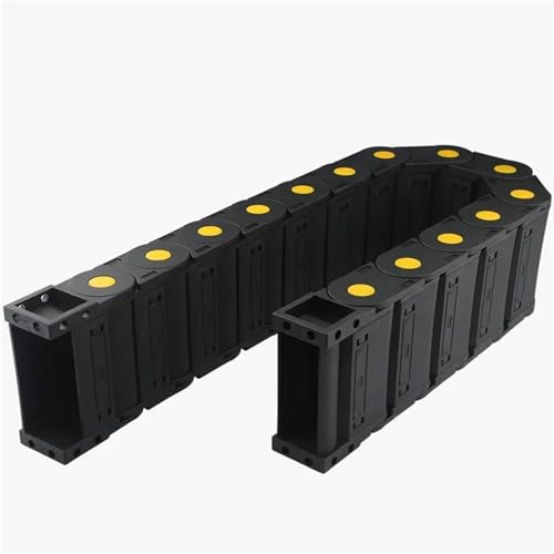 1000 mm CNC-Übertragungskette 30 x 38 mm 30 x 50 mm 30 x 57/77/103 mm Nylon-Kabelschleppketten-Drahtträger mit Endverbinder(55mm,30X38MM_BRIDGE) von UDAMX