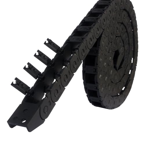3D-Drucker-Teile, offene Schleppkettenbrücke, Drahtträger-Werkzeuge, Kunststoff-Nylon-Drahtbrücke, außen offen, mit Endanschlüssen, 10 x 11, 1 m(10X11X1000MM_2PCS) von UDAMX