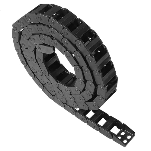 7 x 15 mm Kabelträger-Schleppkette, geschlossener Typ, flexible Kunststoff-Nylonketten, 1 m, mit Endverbindern for 3D-Drucker, CNC-Maschine von UDAMX