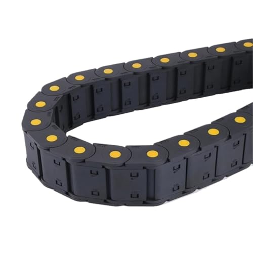 Brückenkette 25 * 57 25 * 70 25 * 77 25 * 103 Offene Kabelschleppkette Drahtträger-Schleppleine Kabelträger-Schleppkette(125mm,25X77 MM_FULL CLOSED) von UDAMX