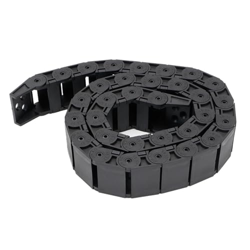 Kabelkette 18 * 18 18 * 25 18 * 37 18 * 50 mm 1 m halbgeschlossene Innenöffnung Drahtübertragungsträger Kunststoffschleppleine(48mm,18x37 mm) von UDAMX