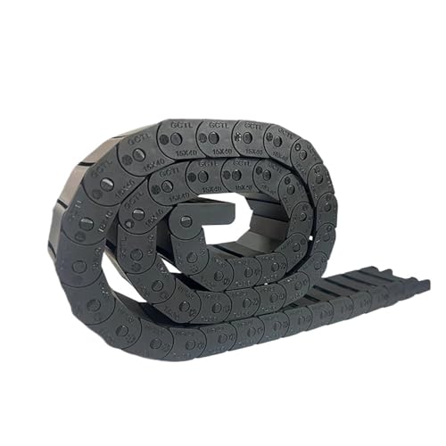 Kabelkette Halbgeschlossen Innenöffnung Biegeradius 28 38 48 60 75mm 18x18 18x25 18x37 18x50 1m(48mm,18x18 mm) von UDAMX