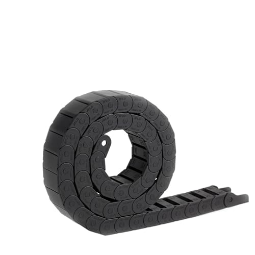 Kabelkette Halbgeschlossene Innenöffnung 15x15 15x20 15x30 Drag Kunststoff-Schleppleine Übertragungsmaschinenzubehör(28mm,15x50 mm) von UDAMX