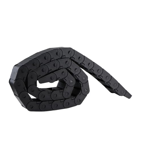 Kabelkette Halbgeschlossene Innenöffnung 18x18 18x25 18x37 18x50 Bremse Kunststoff Schleppleine Getriebe(48mm,18x25 mm) von UDAMX