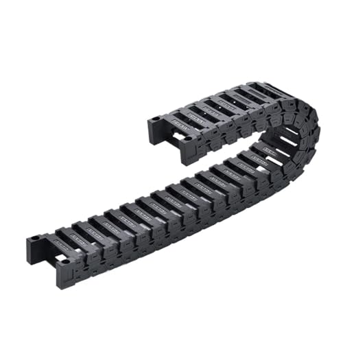 Kabelkette der Serie 18, Hochgeschwindigkeits-Stummschaltungsbrücke, beidseitig offen, Schleppkette for die Übertragung von CO2-Lasermaschinen(28mm,18x37mm) von UDAMX