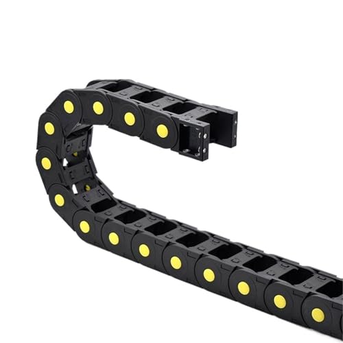 Kabelketten Brückentyp, beidseitige Öffnung, 20 x 50, 20 x 77, 25 x 38, 25 x 60, 25 x 75, 25 x 100 mm, Kunststoff-Schleppleinenübertragung(100mm,20x77mm) von UDAMX