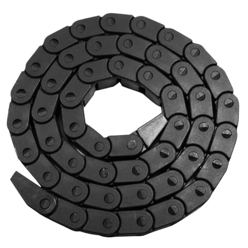 Kunststoff-Kabelkette, 1 m, Drahtträger-Schleppkette mit Endverbinderketten for CNC-Fräsmaschinen, CNC-Kabelkanal(10x20mm) von UDAMX