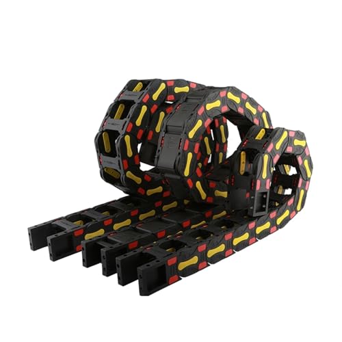 Nylon-Öffnungs-Abschlepp-Übertragungskabel-Kettenrahmen mit Endverbinder, geschlossene Schleppkette for CNC-Fräser-Getriebeteile(55x200 mm) von UDAMX